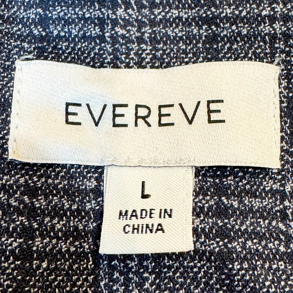 EVEREVE Asher Plaid Blazer Women's Size L Navy - Picture 9 of 9